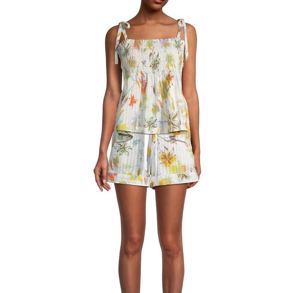 TWO PIECE SET - Tanya Taylor Lei Top AND Flora Short - FREE SHIPPING